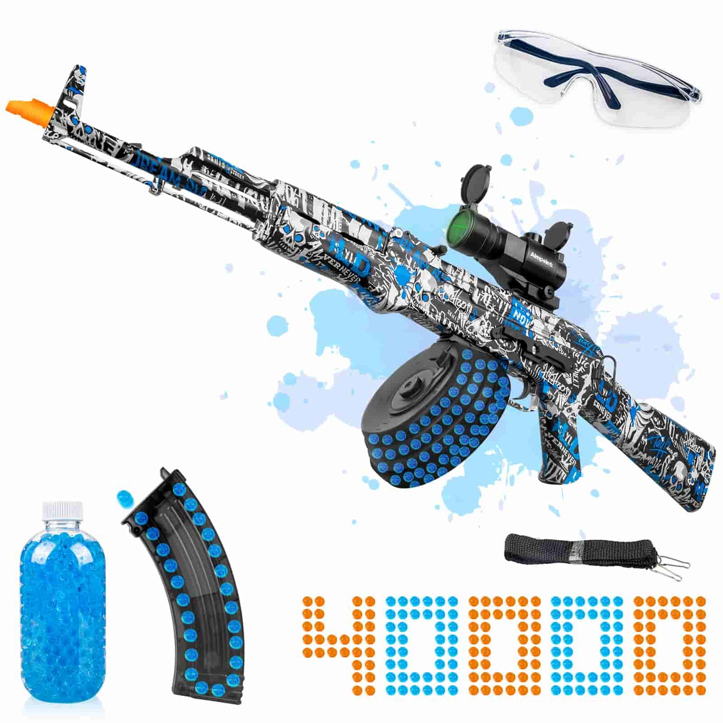 Caissa AK47 Gel Ball Blaster Gun Orbit - caissatoy