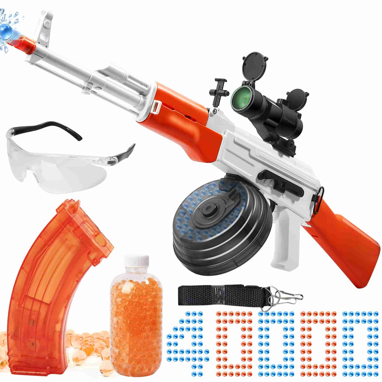 Caissa AK47 Gel Ball Blaster Gun Orbit - caissatoy