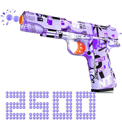 Caissa Manual Mini Gel Ball Blaster Gun Pistol Glock - caissatoy