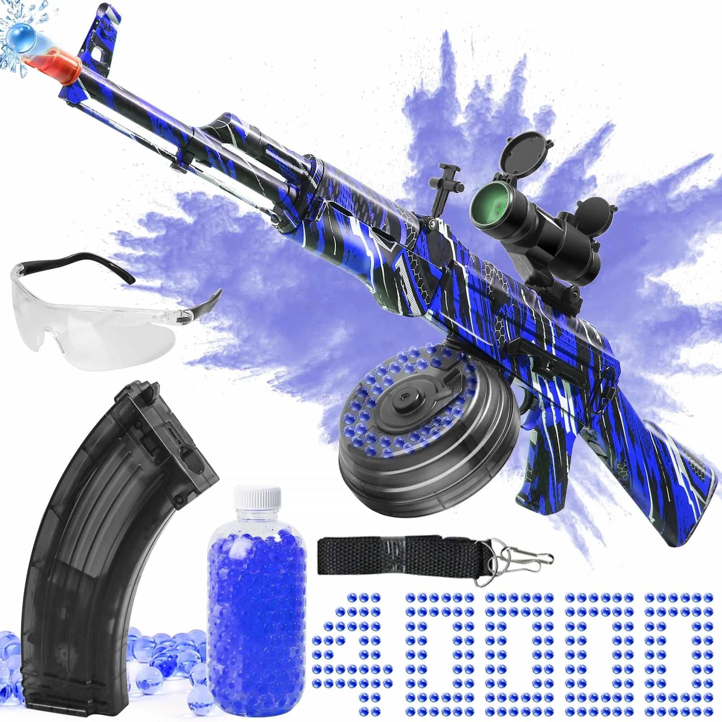 Caissa AK47 Gel Ball Blaster Gun Orbit - caissatoy