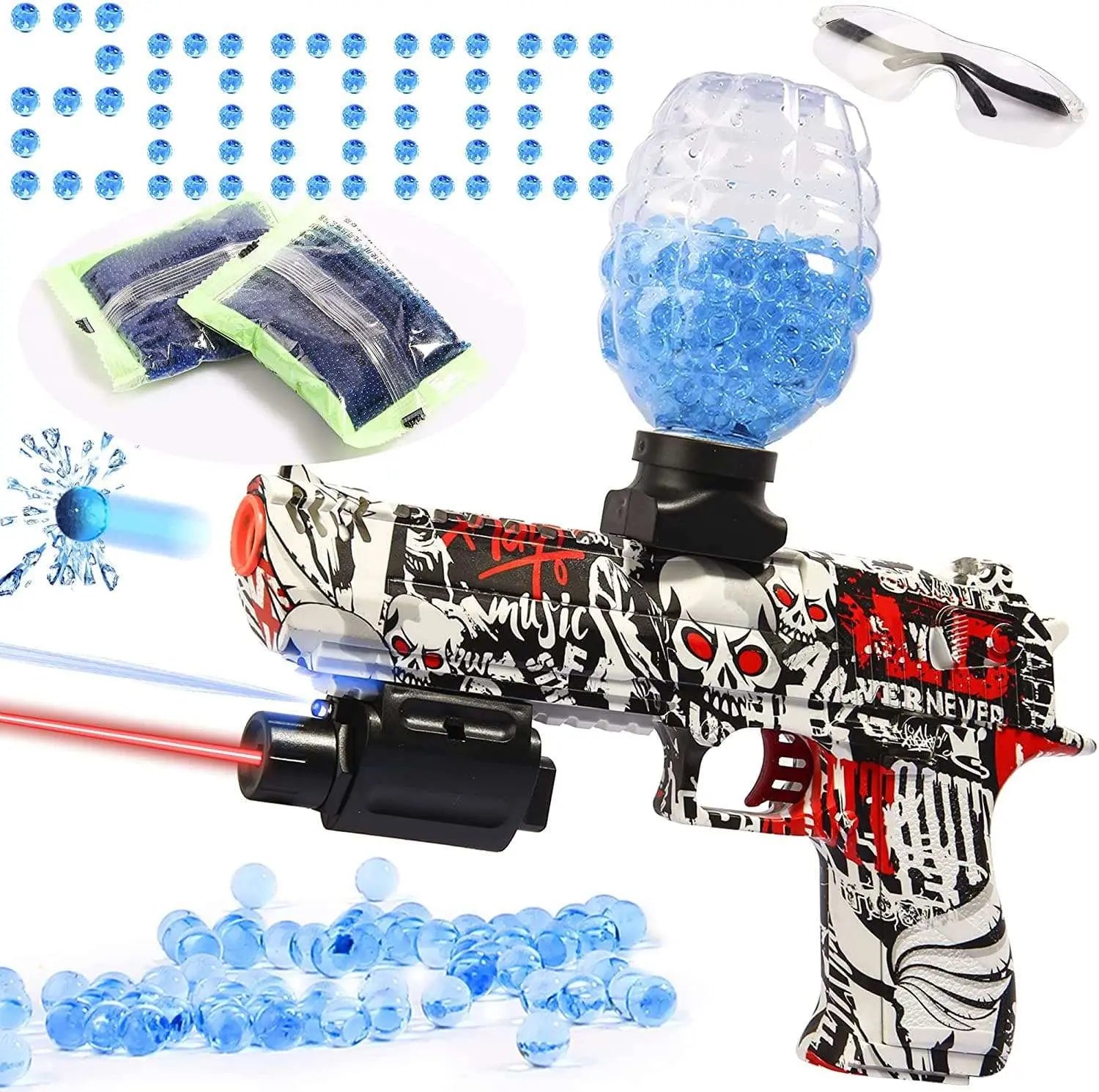 Caissa Gel Cool Ball Blaster Gun Pistol