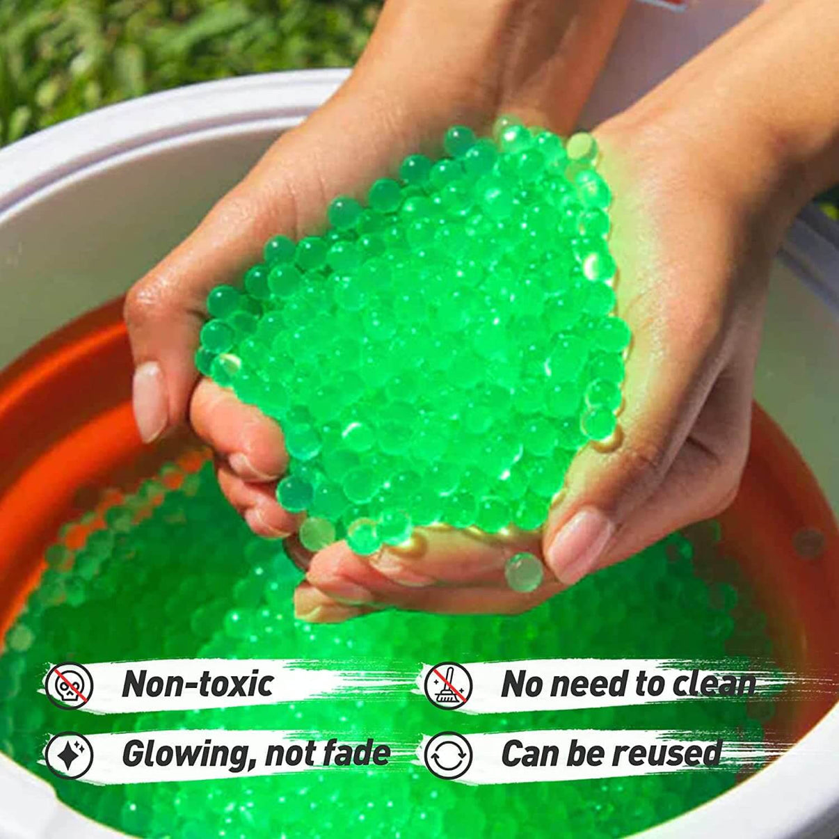 Caissa Lunimous Gel Balls Blaster Glow in The Dark